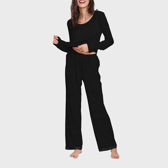 Long Sleeve Bamboo Pajama Set Ecomm Via Amazon.com