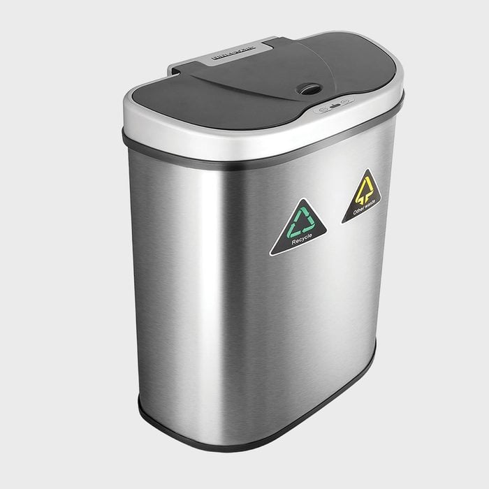 Ninestars Automatic Touchless Trash Can And Recycler