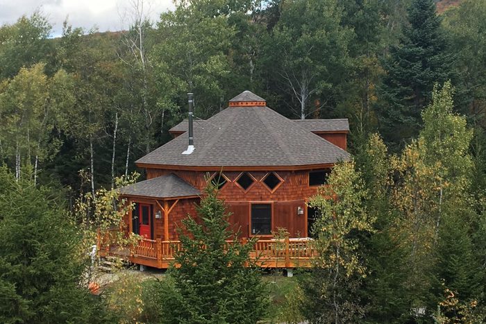 Moose Lodge Wood Cabin Yurt, Bretton Woods, New Hampshire