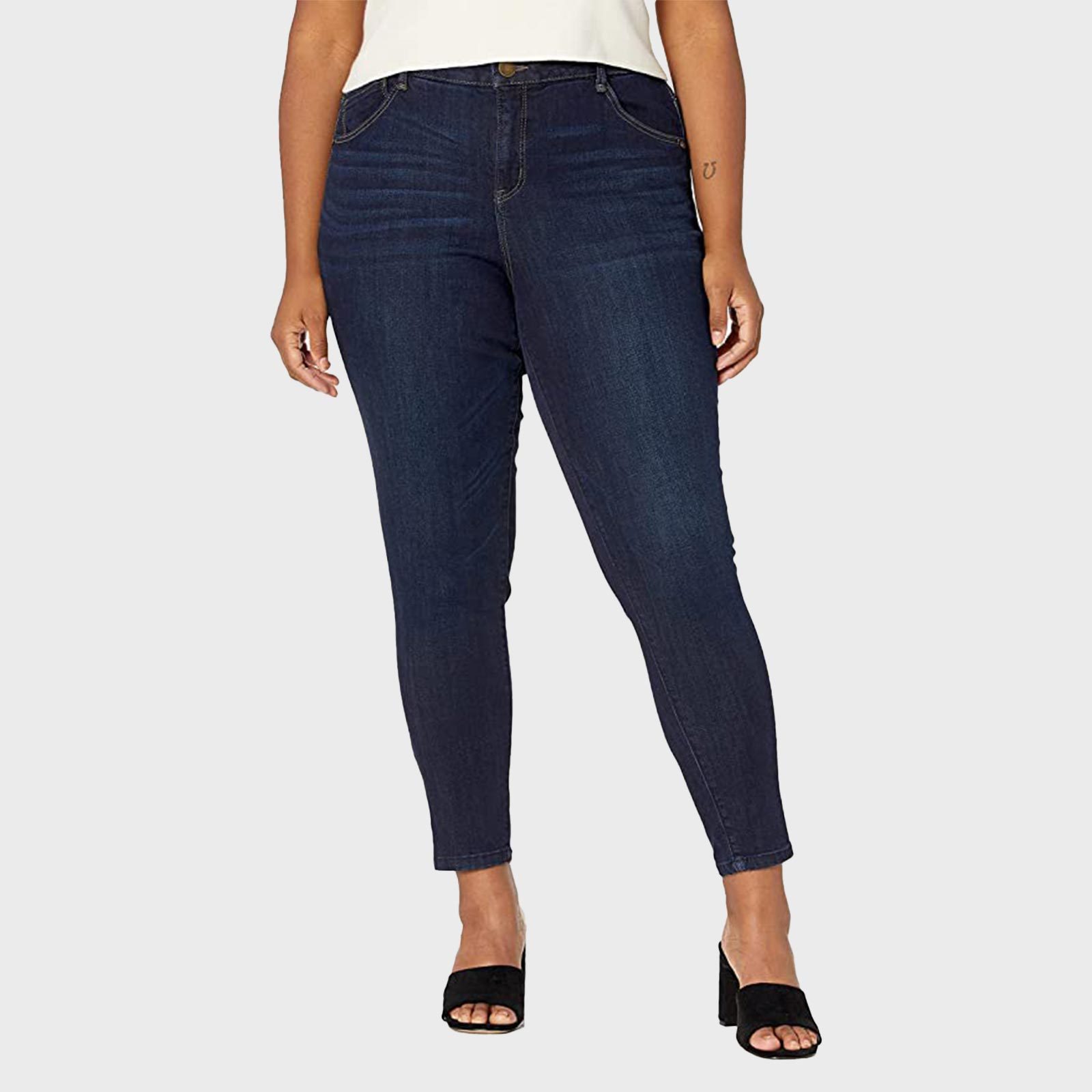Plus size high-rise jegging