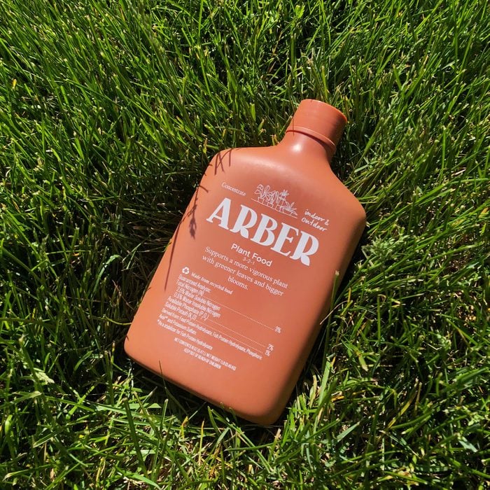 Arber Plant Food in the grass