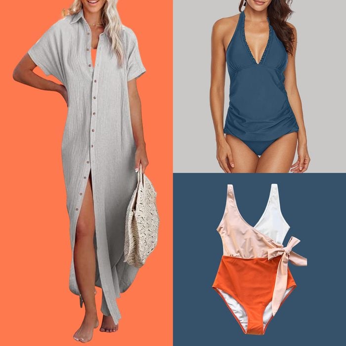 Amazon Just Dropped So Many Flattering Swimsuits And Cover Ups That Are Under $40