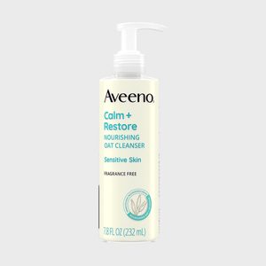 Aveeno Calm + Restore Nourishing Oat Face Cleanser For Sensitive Skin
