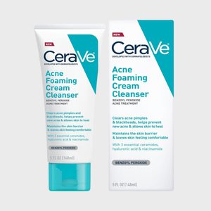 Cerave Acne Foaming Cream Face Cleanser For Sensitive Skin Ecomm Via Walgreens.com