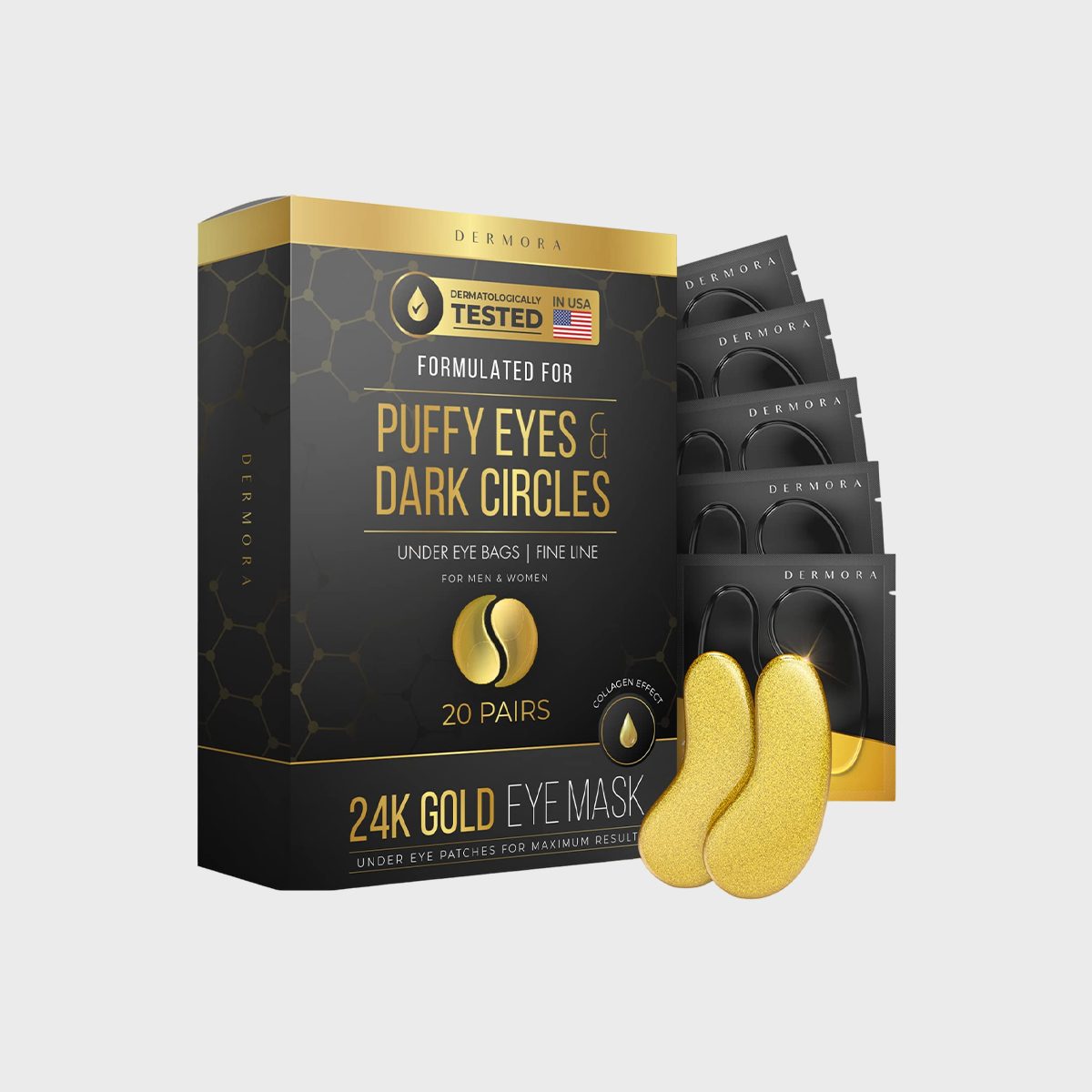 Dermora 24k Gold Eye Mask