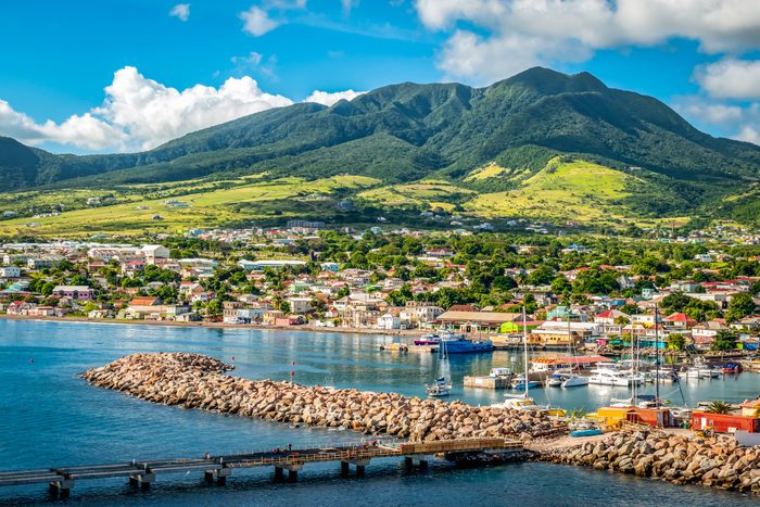 Cruise port Zante, Basseterre, Saint Kitts.