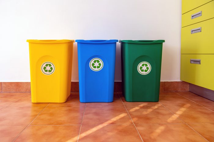 Selective recycle bins at home