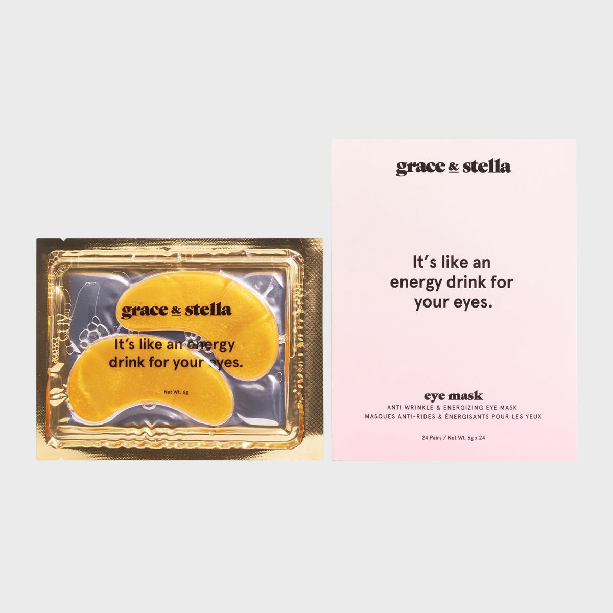 Grace & Stella Energy Drink Eye Masks