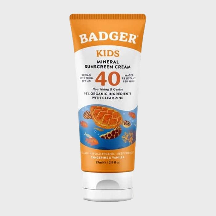 Badger Mineral Kids Sunscreen Cream Spf 40