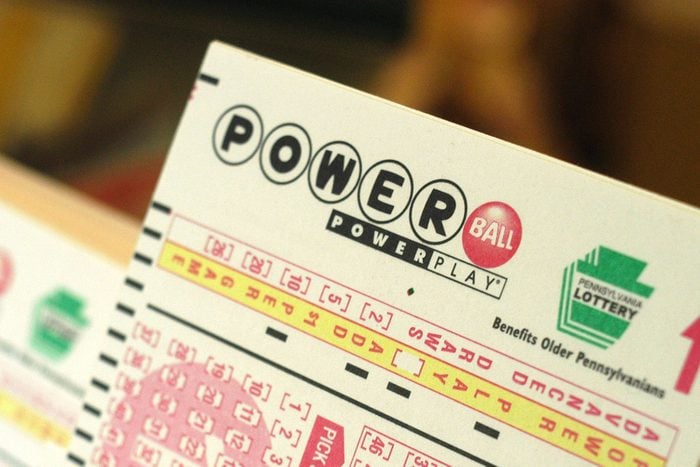 Powerball tickets await players at Cumberland Farms convenience store in Rural Pennsylvania
