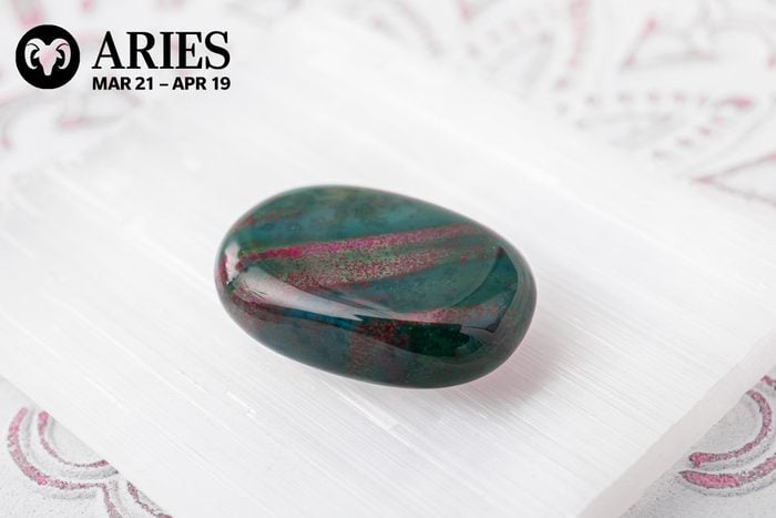 Bloodstone with the Areas symbol and dates in the upper left corner