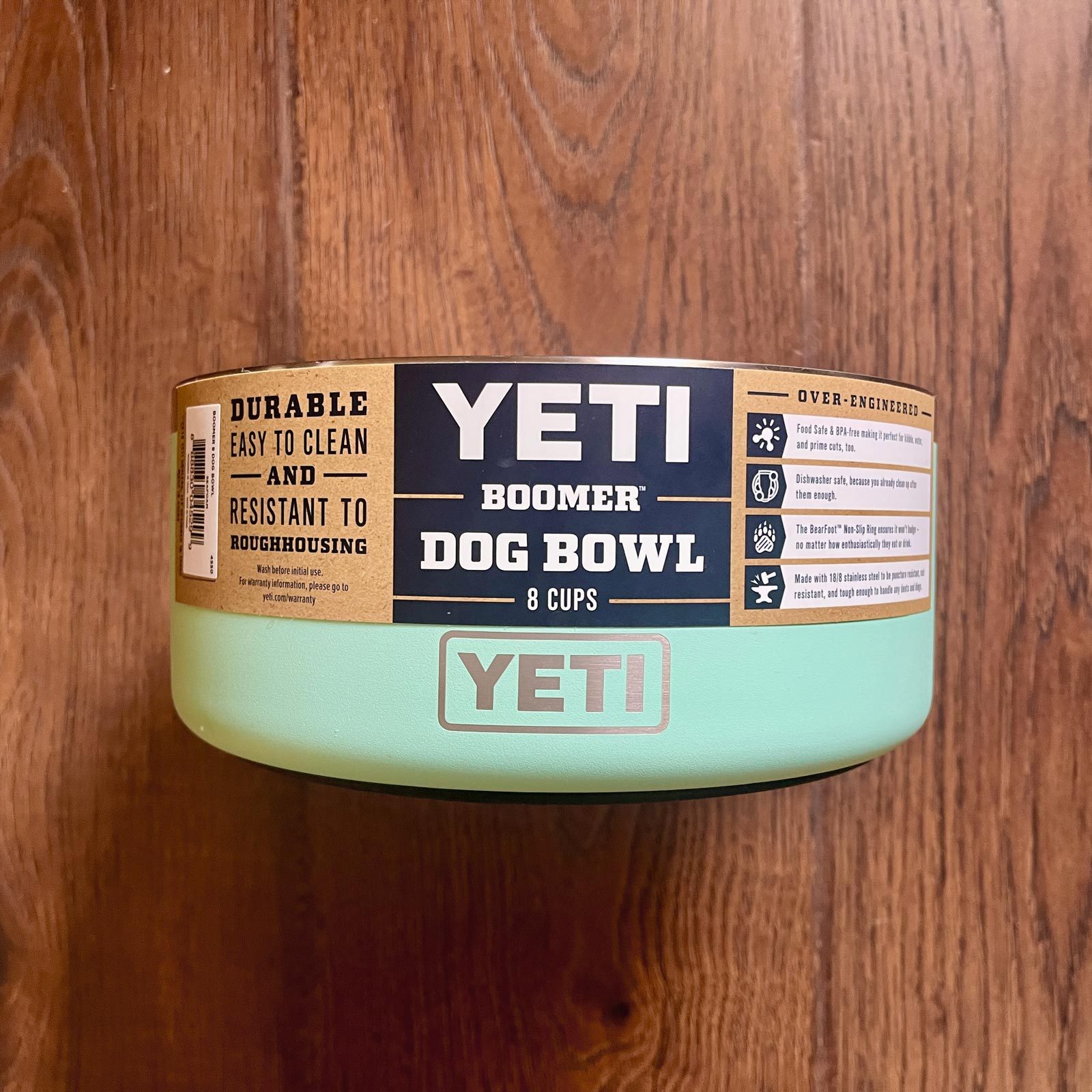YETI Boomer Dog Bowl - 8 Cups - River Green - TackleDirect