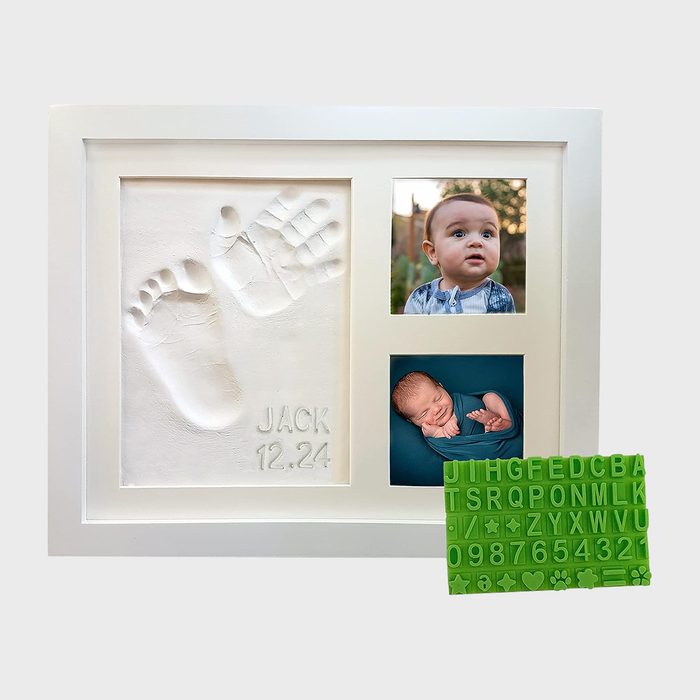 Baby Hand & Footprint Keepsake Photo Frame Kit