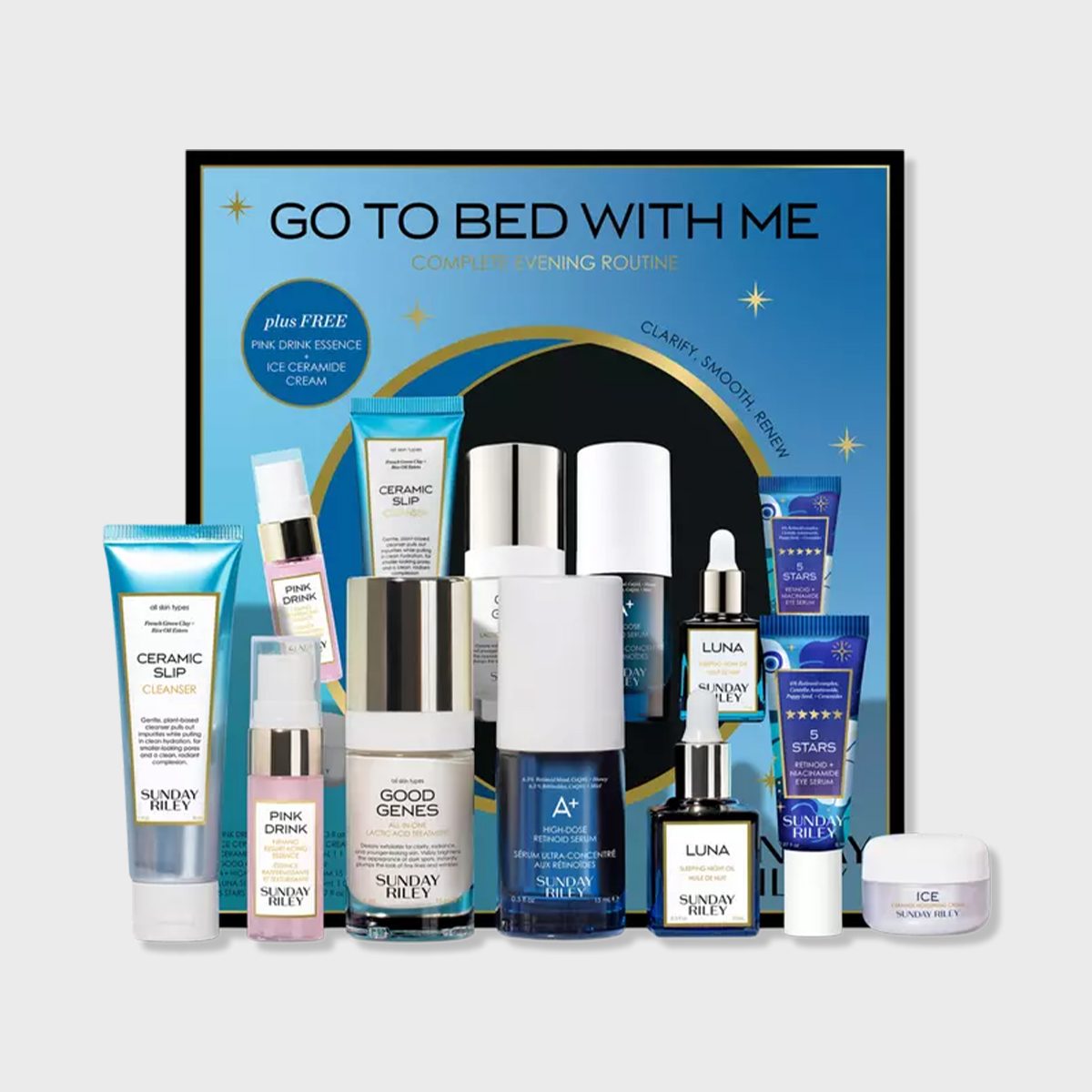 Sunday Riley Go To Bed With Me Complete Anti Aging Night Routine