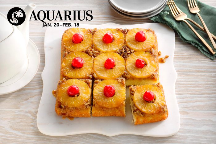 Aquarius - Pineapple upside down cake