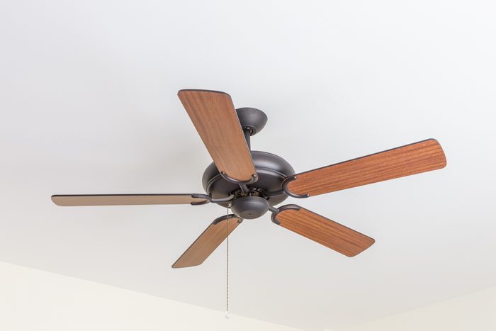 Electric vintage ceiling fan