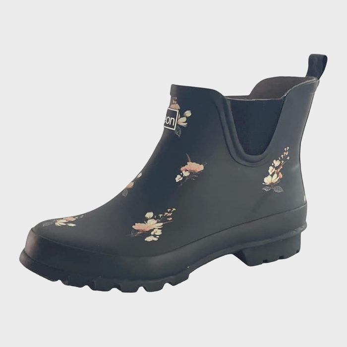 Jileon Womens Ankle Height Rain Boots