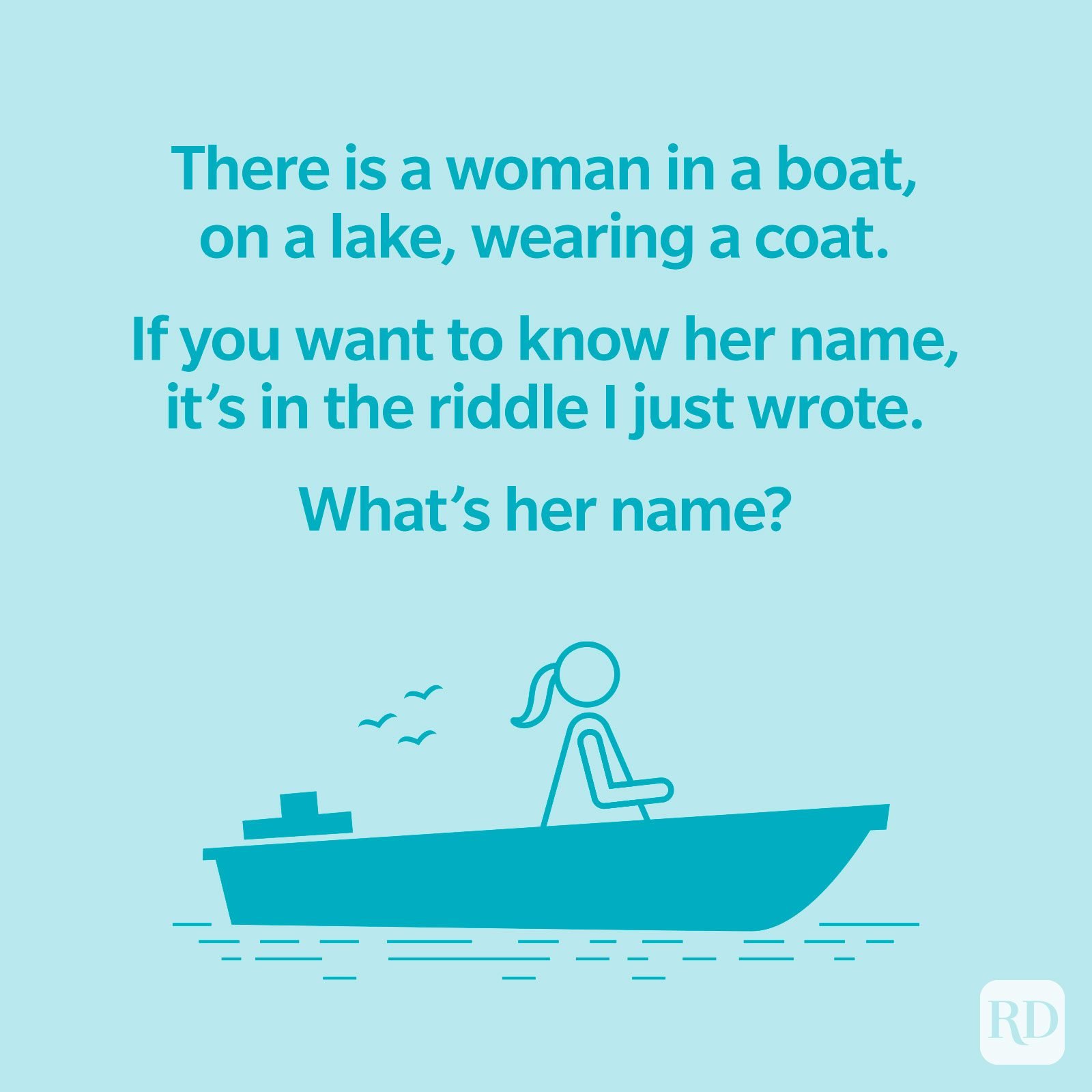 Answer to the Viral There's a Woman in a Boat Riddle