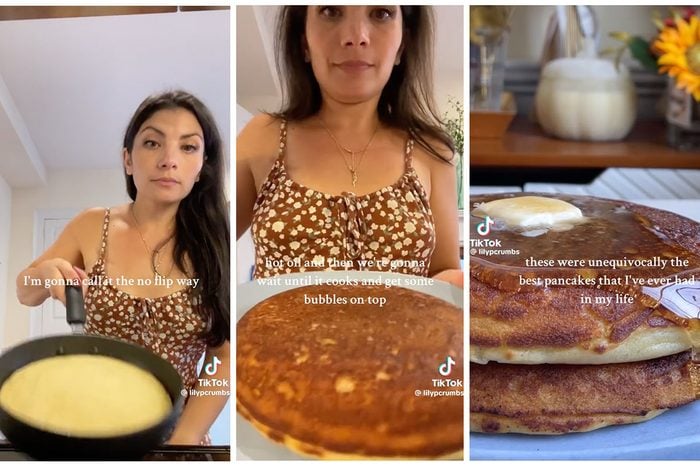 Viral Fluffy Pancake Hack Via LilyPCrumbs TikTok