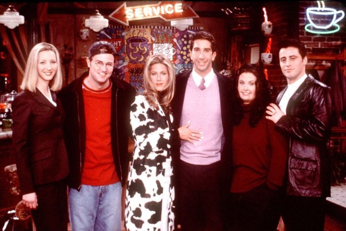Friends Special Episode, "The One That Could Have Been, Part One" From L-R: Lisa Kudrow, Matthew Perry, Jennifer Aniston, David Schwimmer, Courteney Cox Arquette And Matt Leblanc
