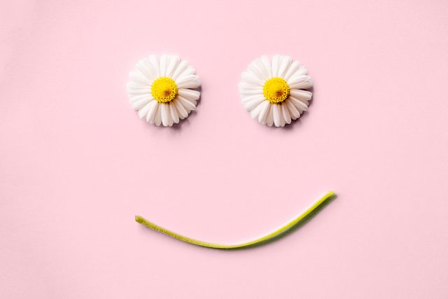 flower smile face