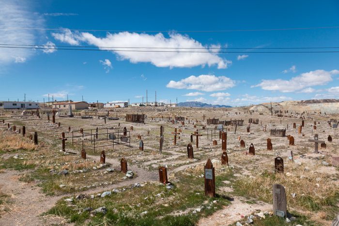 Cemetery in Tonopah, Nevada. USA