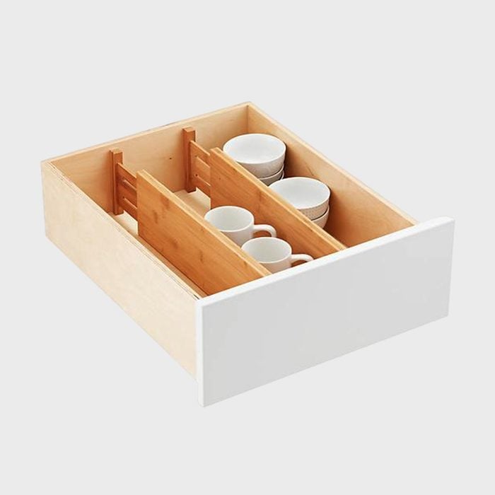 Spring Loaded Bamboo Drawer Dividers