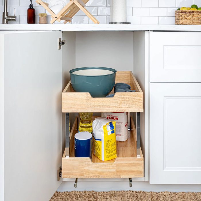 Wood Pull Out Pantry