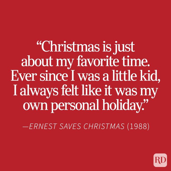 Classic Christmas Movie Quotes From Your Favorite Holiday Films on red background