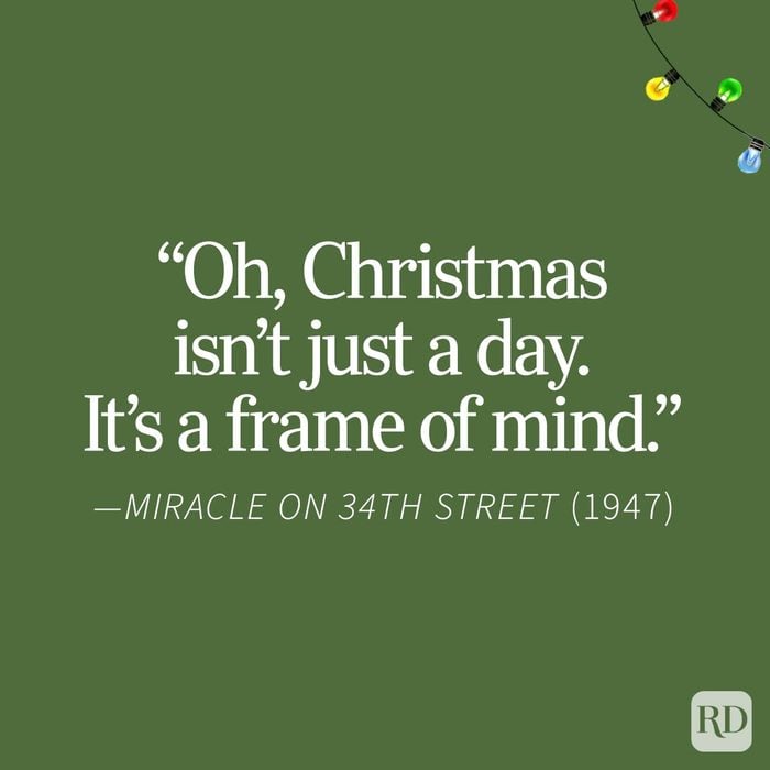 Classic Christmas Movie Quotes From Your Favorite Holiday Films on green background