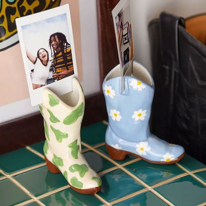 Cowboy Boot Photo Stand