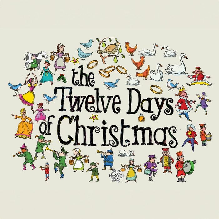 twelve days of christmas illustration