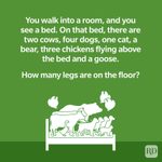 The “Legs on the Floor” Riddle: Can You Solve It?