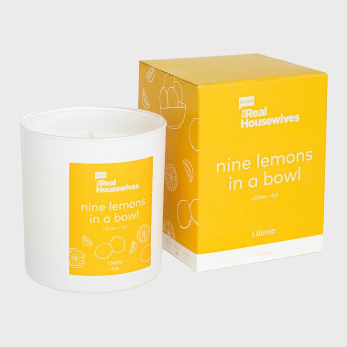 Literie Nine Lemons In A Bowl Candle