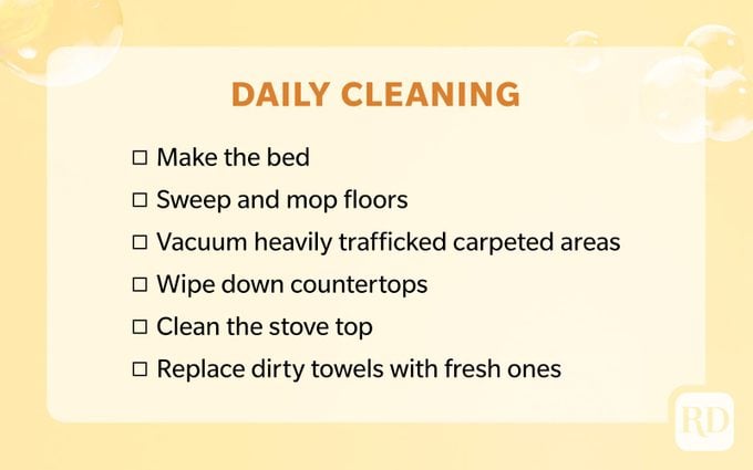 Cleaning Schedule 2024 Daily Cleaning Schedule