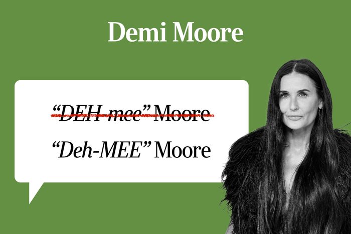 Famous Peoples Names Youre Probably Mispronuncing 15 Demi Moore Gettyimages 1204740992