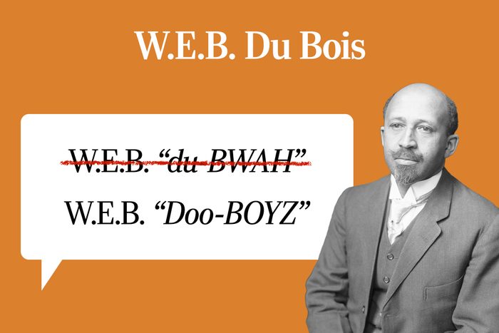 Famous Peoples Names Youre Probably Mispronuncing 2 Web Du Bois Gettyimages 514697730