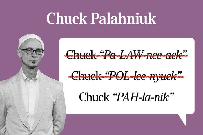 Famous Peoples Names Youre Probably Mispronuncing 25 Chuck Palahniuk Gettyimages 868654986