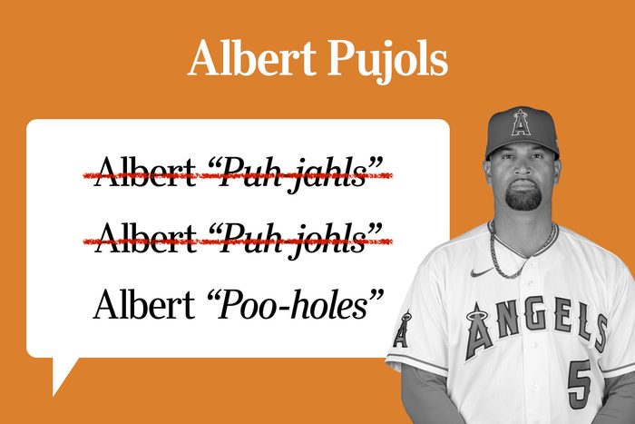 Famous Peoples Names Youre Probably Mispronuncing 26 Albert Pujols Gettyimages 1231464003