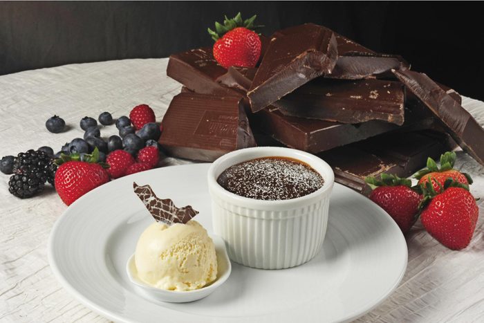 chocolate dessert from carnival cruise