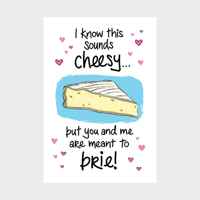 Cheesy Brie Valentine's Day Card Ecomm Via Greetingsisland.com