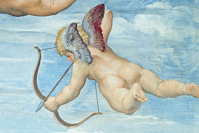 painting of cupid