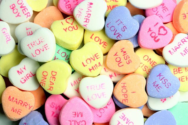 Candy Hearts Full Frame