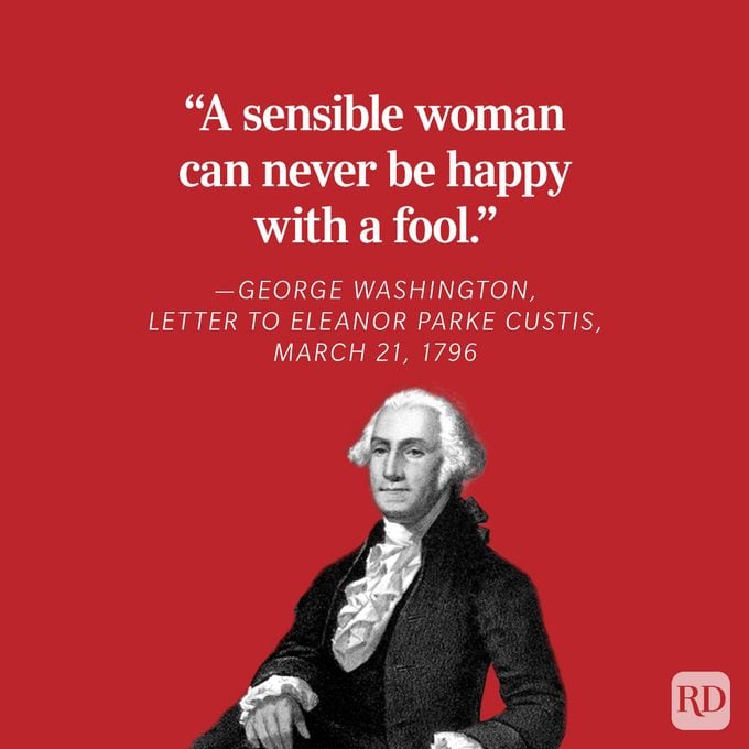 George Washington Quotes About Happiness Graphic