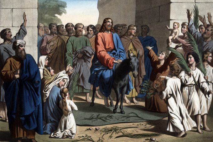 The Triumphant Entry of Christ into Jerusalem 19th-Century Print