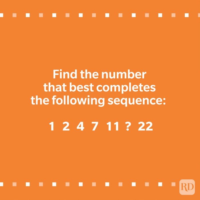 Sequence Riddle Mensa Quiz