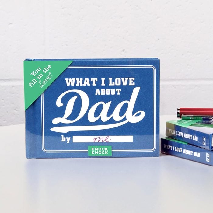 Knock Knock "What I Love About Dad" Fill-in-the-Blank Journal