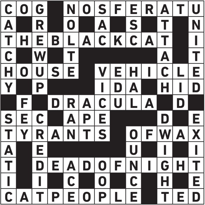 May 2023 Printable Crossword Answers