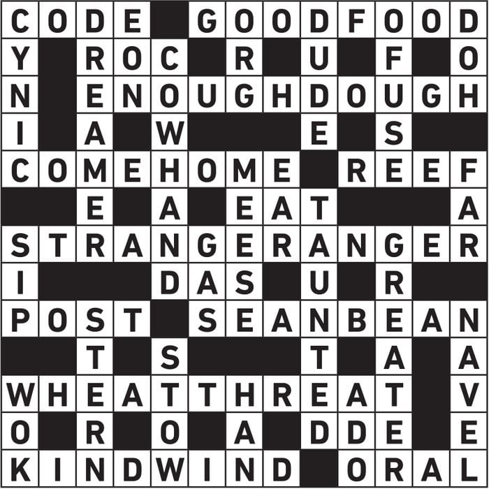 October 2023 Printable Crossword Answers