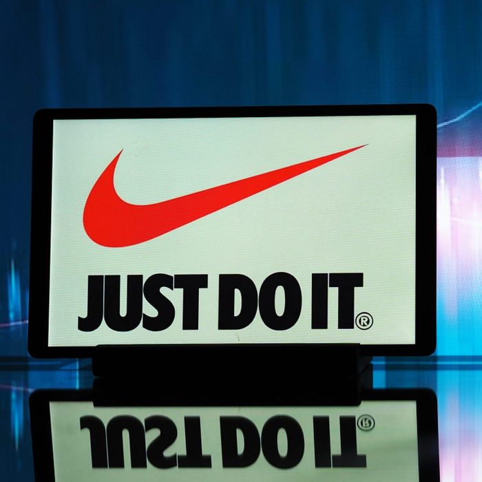 In this photo illustration, a Nike, Inc. logo is seen...